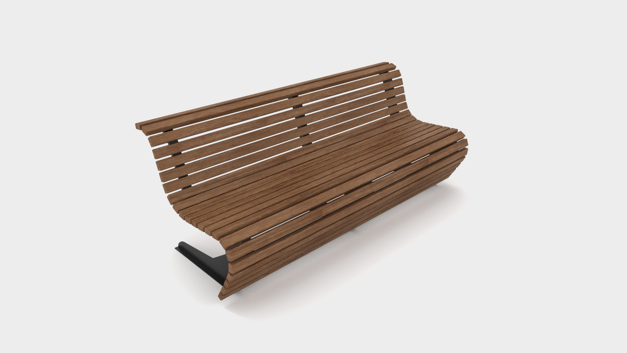 Скамейка «Волна»