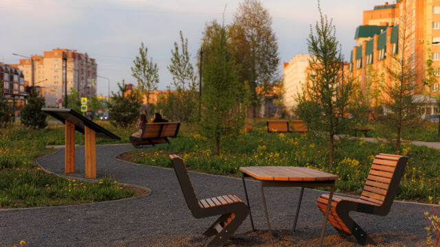 Сквер на улице Городецкой фото 7